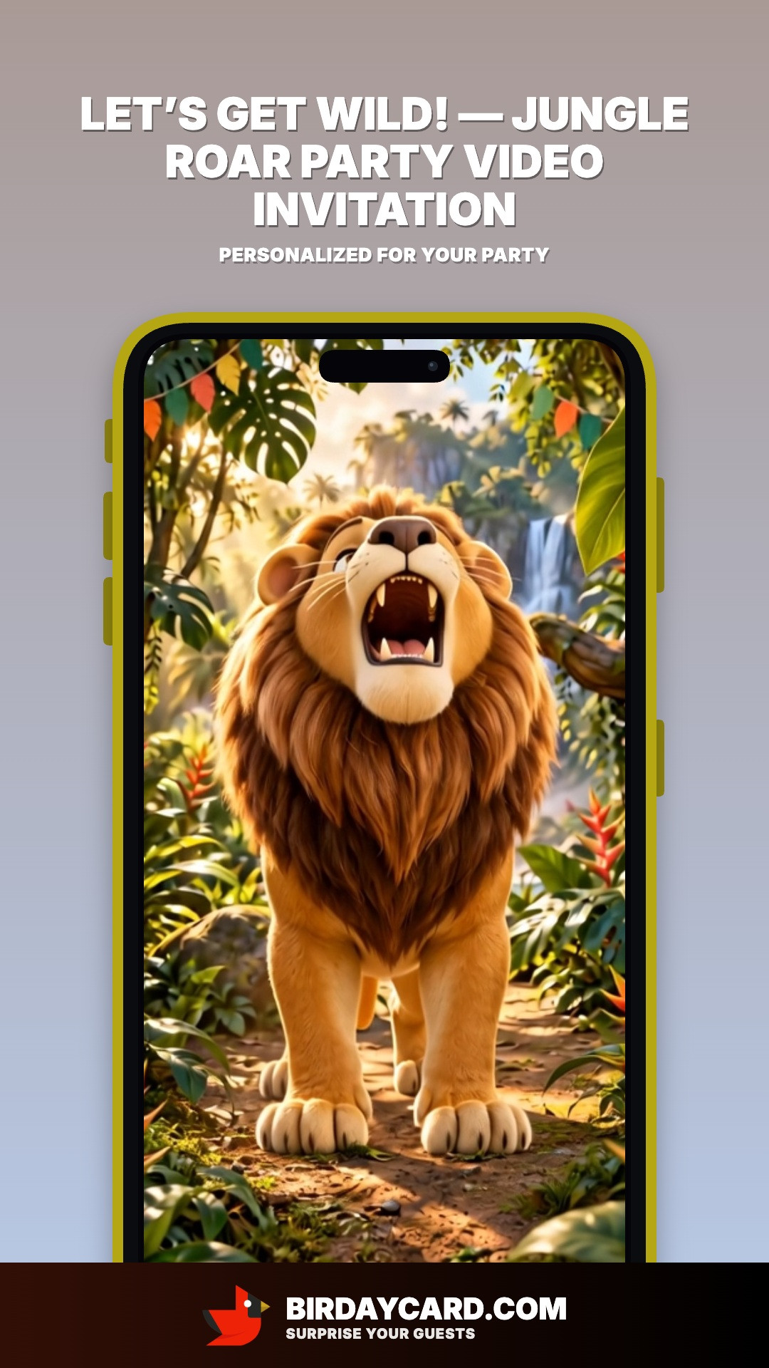 Jungle Roar Party phone preview